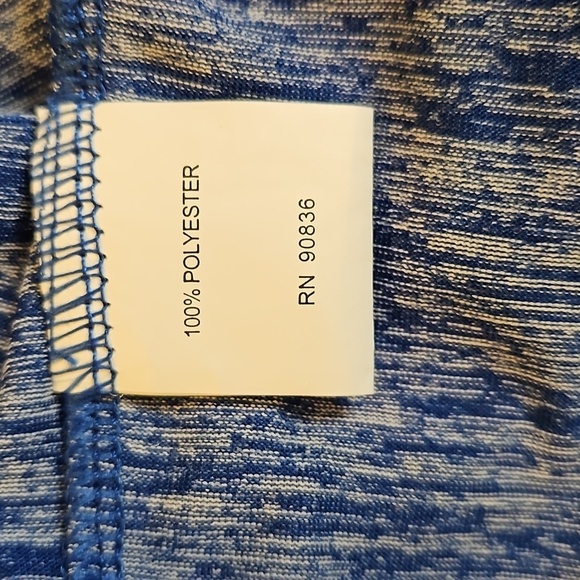 Run Long Beach Blue Colorblock Longsleeve Shirt, M - Picture 5 of 6